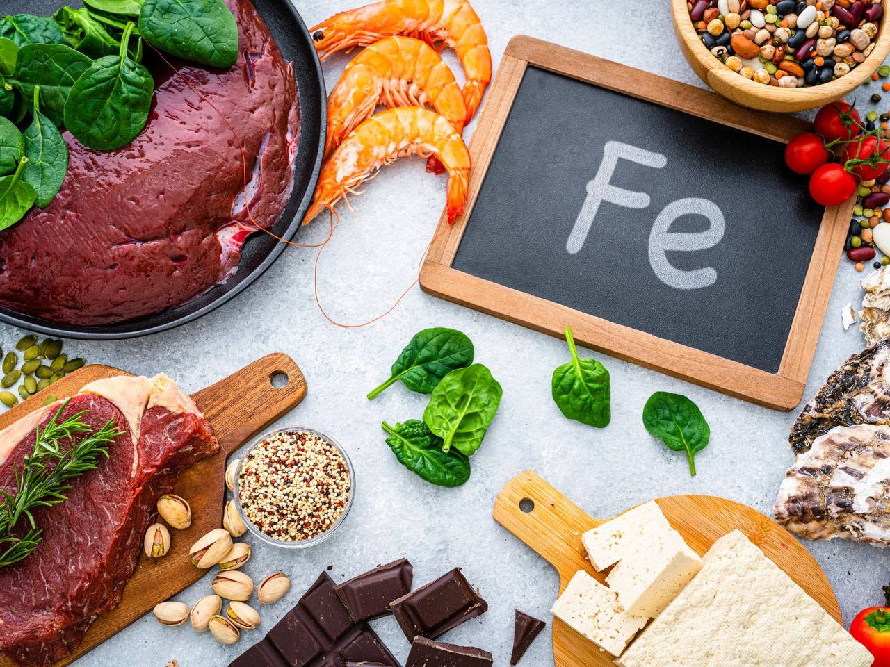 Co jeść przy niedoborze żelaza?